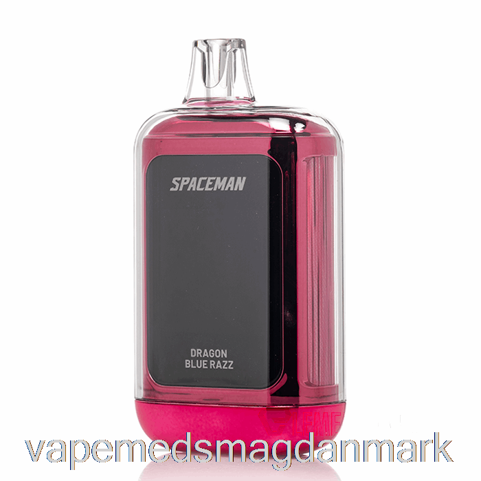 Vape Med Smag Spaceman Curve 18k Engangsdrage Blå Razz